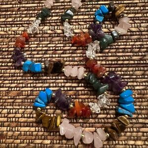 Multicolor Gemstone Beaded Necklace